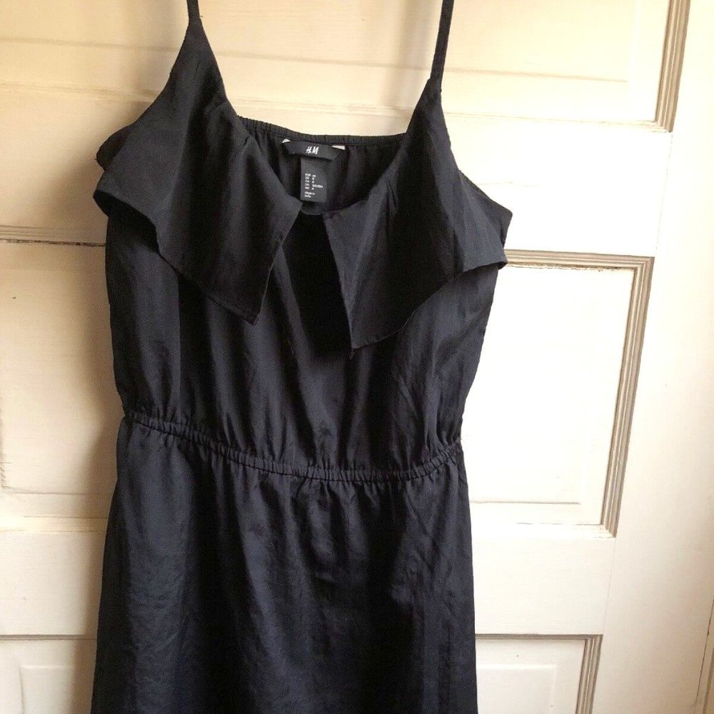 H&M Spaghetti Strap Little Black Dress Size 8